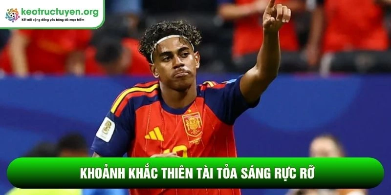 Yamal xuất sắc nhất trận Tây Ban Nha vùi dập Áo đầy ấn tượng Khoảnh khắc thiên tài tỏa sáng rực rỡ