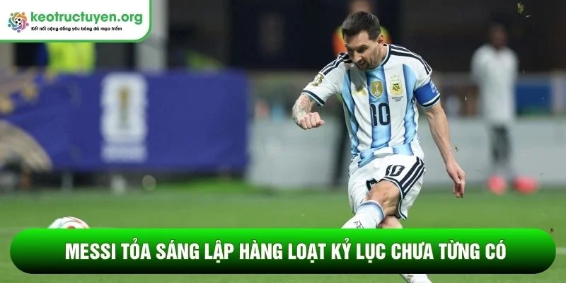 Messi tỏa sáng