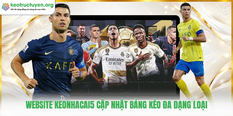 KeoNhaCai5 - Tỷ Lệ Kèo Nhà Cái 5, Soi Kèo Bóng Đá Trực Tuyến Website keonhacai5 cập nhật bảng kèo đa dạng loại